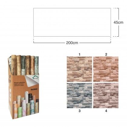 Rolo Plastico Adesivo 45X200cm Rolo Plastico Adesivo 45X200cm