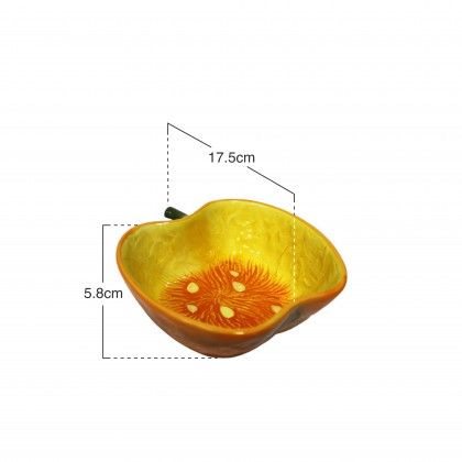 Ta�a Decorativa Abobora 17.5X17X5.8cm