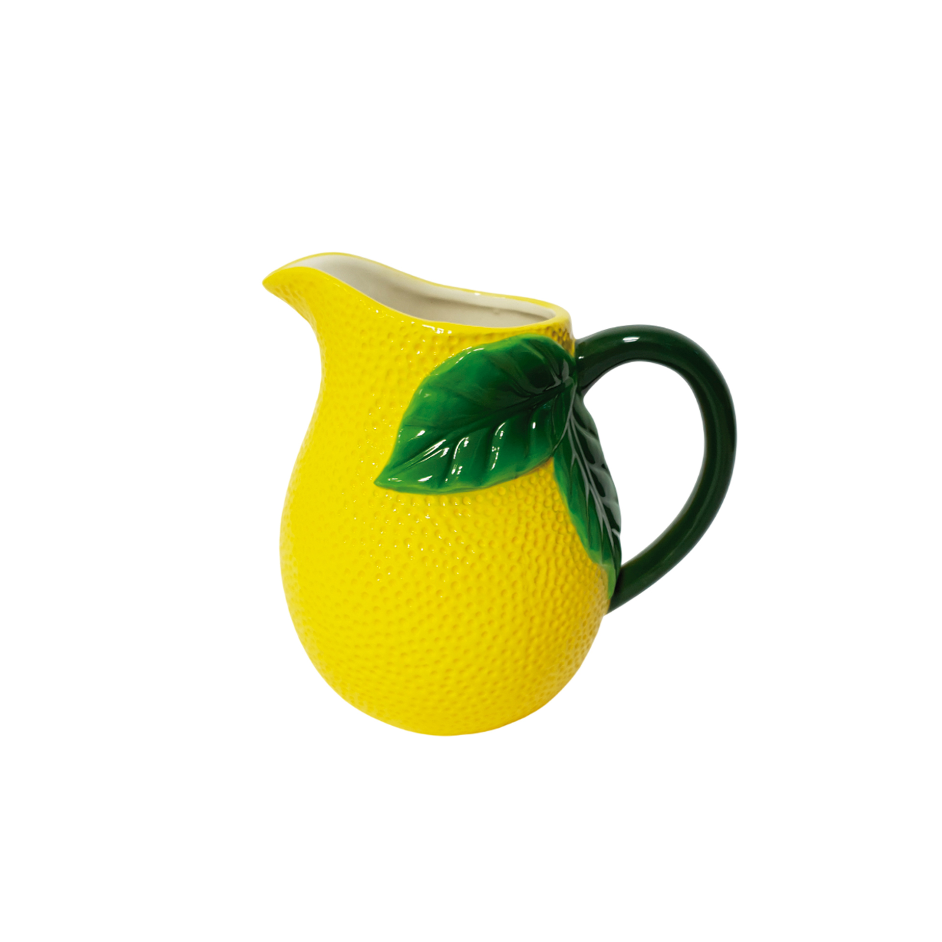 Jarro Ceramica Limão 1300Ml 18X13.5X17cm