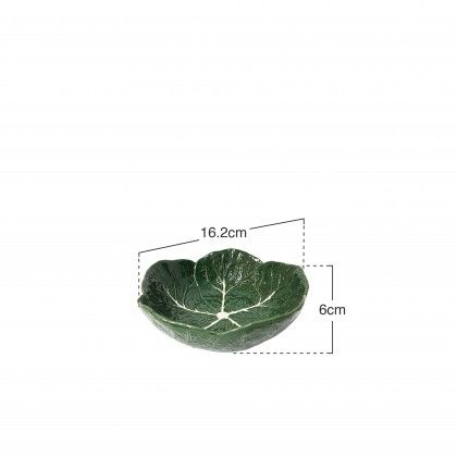 Ta�a Decorativa Couve 16.2X6cm