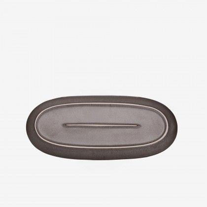 Travessa Oval Ceramica 36.5X16CM Travessa Oval Ceramica 36.5X16CM