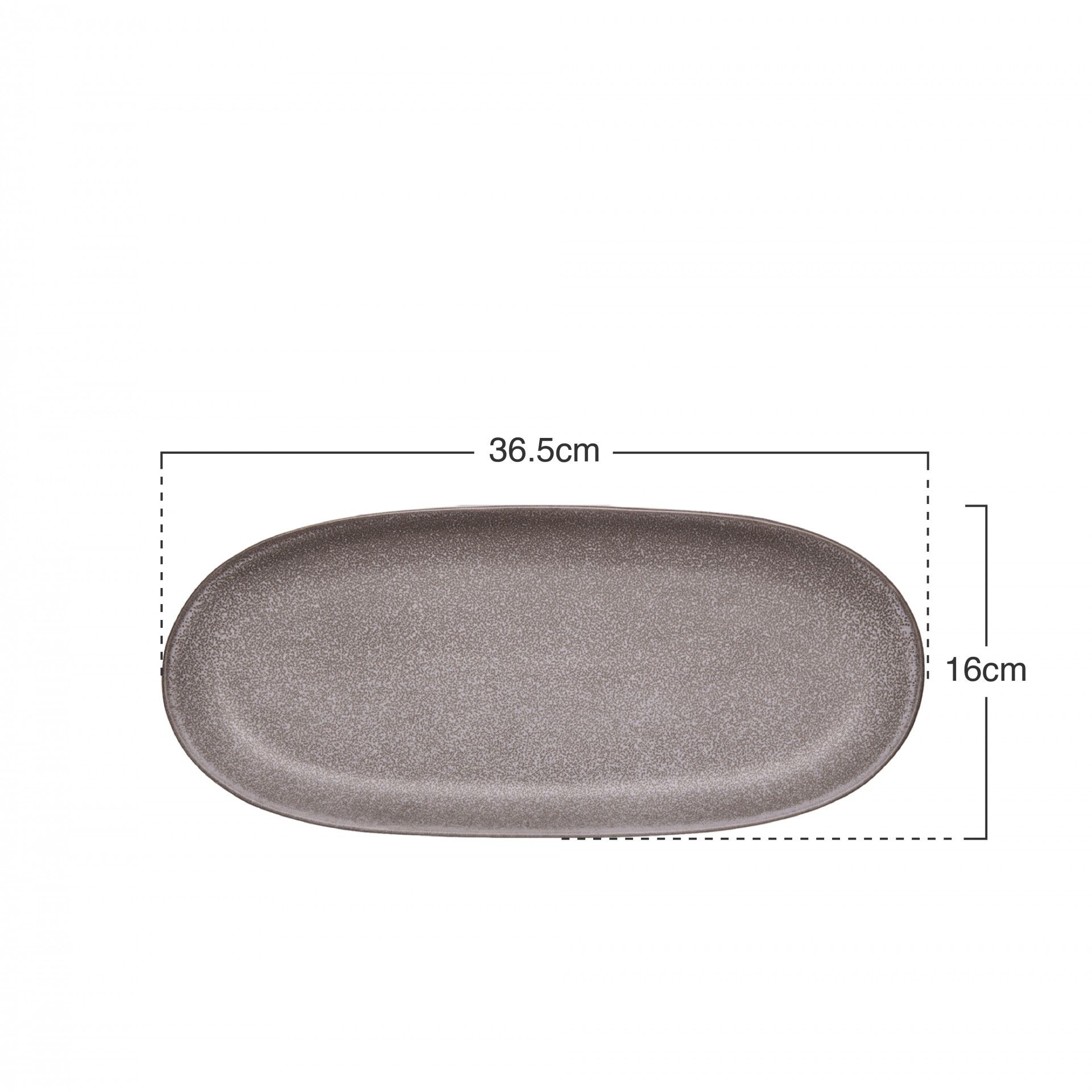 Travessa Oval Ceramica 36.5X16CM