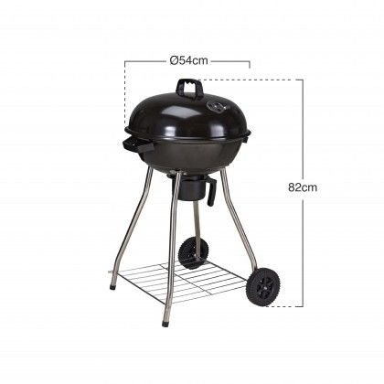 Barbecue Com Rodas �54X82cm