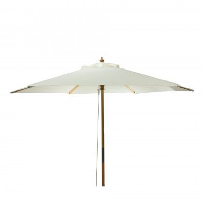 Guarda Sol Cabo Madeira Bege 250cm Guarda Sol Cabo Madeira Bege 250cm