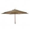 Guarda Sol Cabo Madeira Taupe 250cm Guarda Sol Cabo Madeira Taupe 250cm