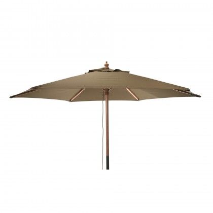 Guarda Sol Cabo Madeira Taupe 250cm Guarda Sol Cabo Madeira Taupe 250cm