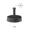 Base Guarda Sol Antracite 30Kg Base Guarda Sol Antracite 30Kg