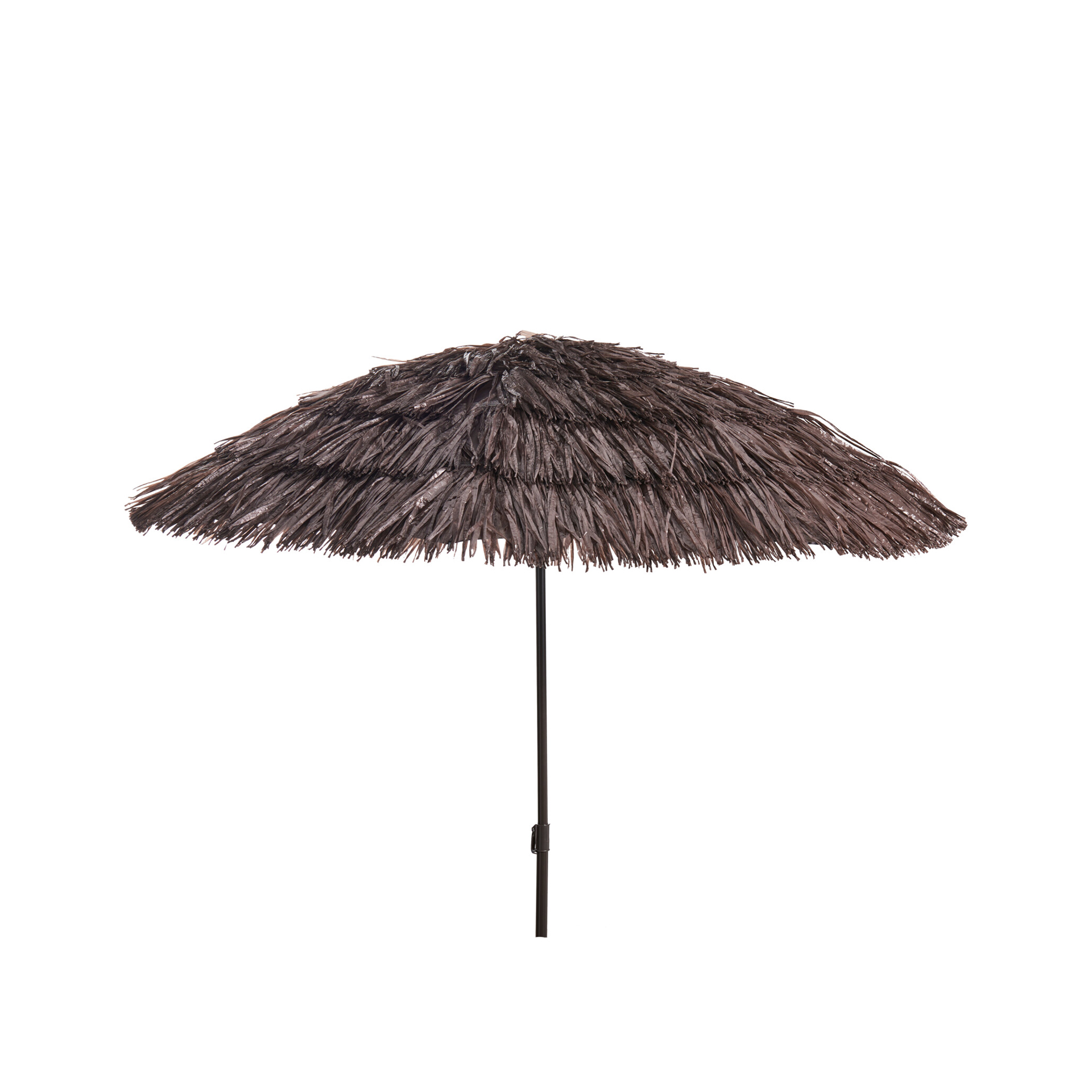 Guarda Sol Praia Rafia Castanho 180cm