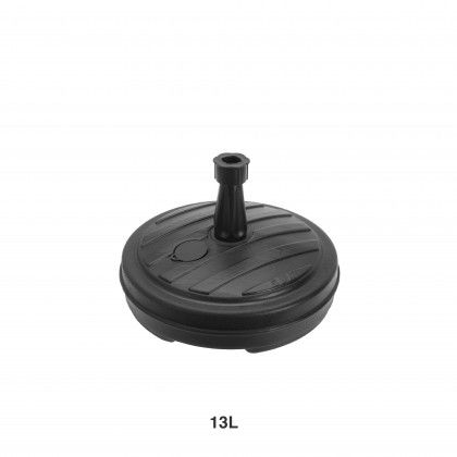 Base Guarda Sol Plastico Cinza 13L Base Guarda Sol Plastico Cinza 13L