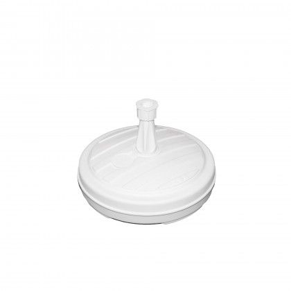 Base Guarda Sol Plastico Branco 13L Base Guarda Sol Plastico Branco 13L