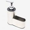 Dispensador Sabão Com Porta Esfregão Inox Dispensador Sabão Com Porta Esfregão Inox