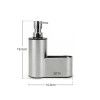 Dispensador Sabão Com Porta Esfregão Inox Dispensador Sabão Com Porta Esfregão Inox