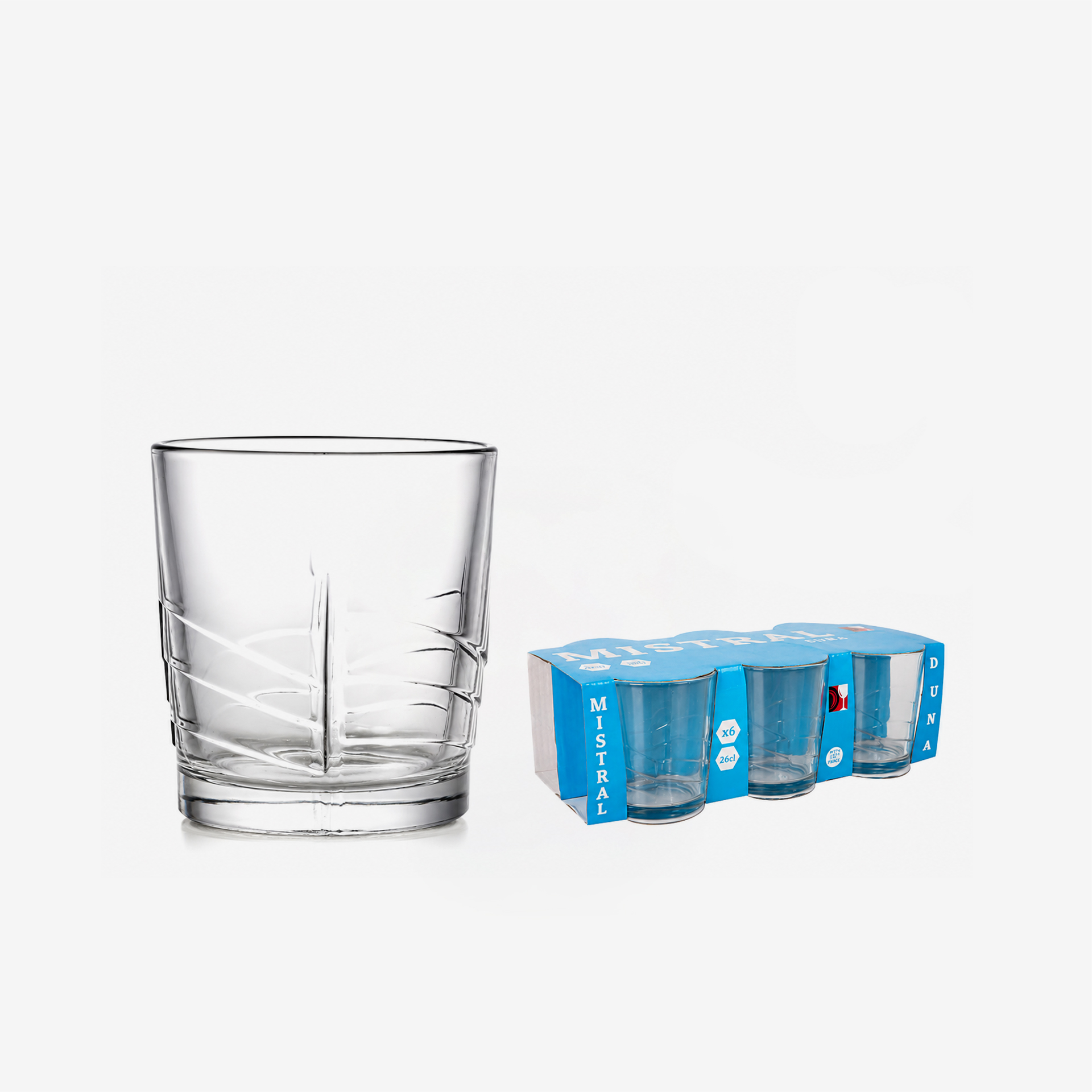 Copo Sem Pé Mistral Duna 260ml Pack 6