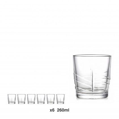 Copo Sem P� Mistral Duna 260ml Pack 6