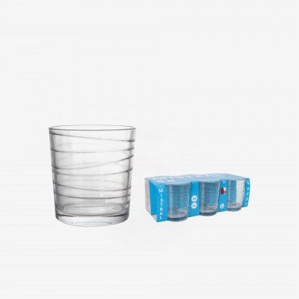 Copo Sem P� Mistral Lacey 260ml Pack 6