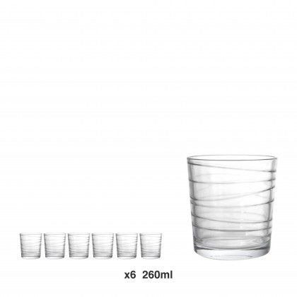Copo Sem P� Mistral Lacey 260ml Pack 6