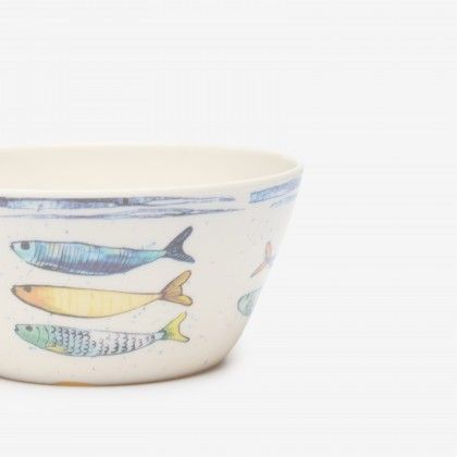 Ta�a Sardinha Melamina �15X8cm
