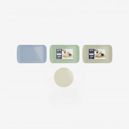 Bandeja Servir Metal 43.5X27X2cm