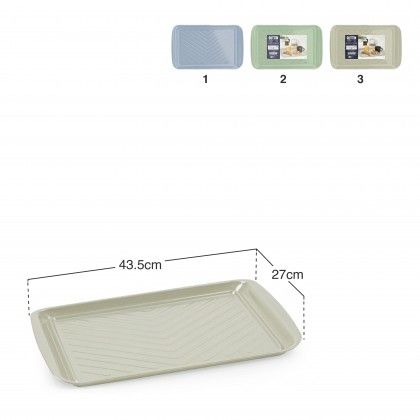 Bandeja Servir Metal 43.5X27X2cm