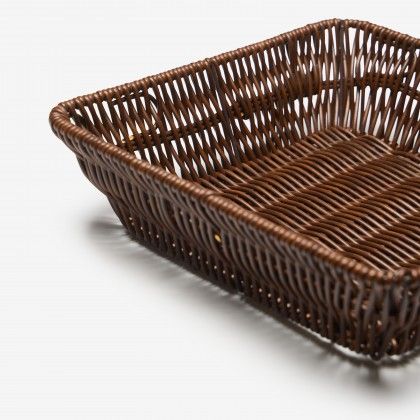 Cesto P�o Pl�stico Quadrada 23.5X6.5cm