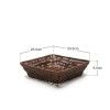 Cesto P�o Pl�stico Quadrada 23.5X6.5cm