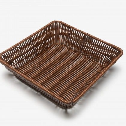 Cesto P�o Pl�stico Quadrada 23.5X6.5cm