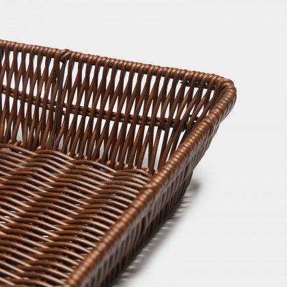 Cesto P�o Pl�stico Quadrada 23.5X6.5cm