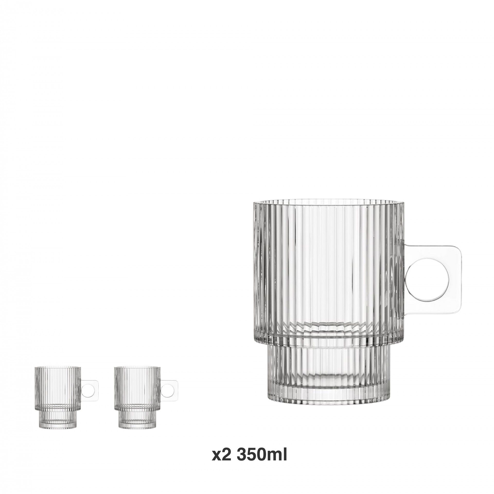 Chavena Café Broadway 350ml Pack 2