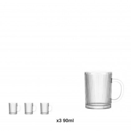Chavena Café Tera 90ml Pack 3 Chavena Café Tera 90ml Pack 3