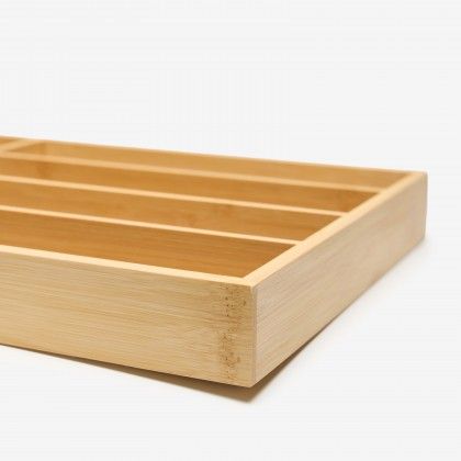 Organizador Talheres Bambo 34X26X5cm