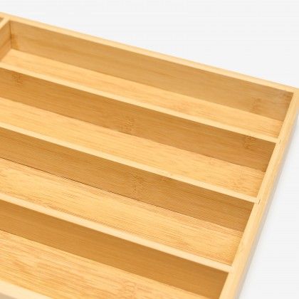 Organizador Talheres Bambo 34X26X5cm