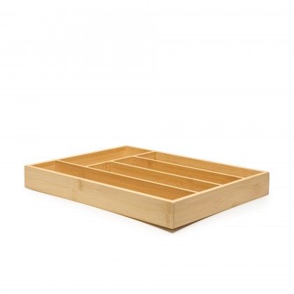 Organizador Talheres Bambo 34X26X5cm