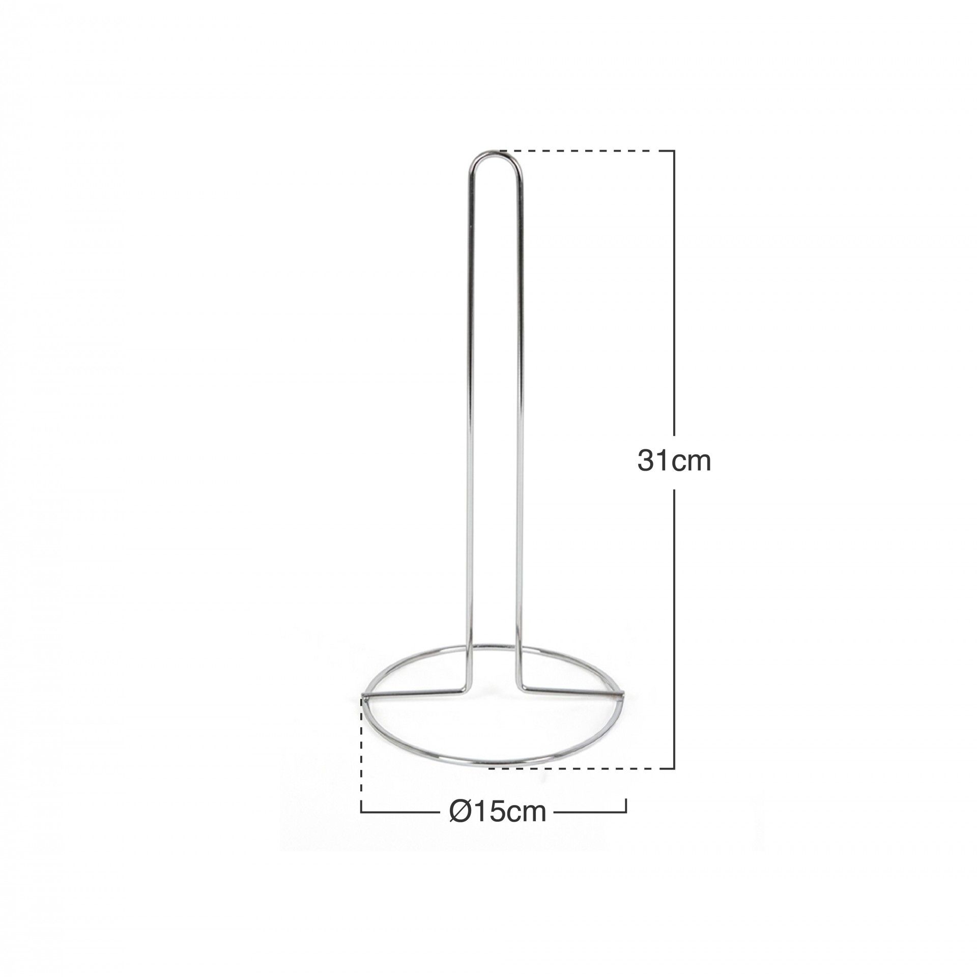 Porta Rolos Metal 31cm