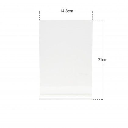 Porta Menus Acrílico 14.8X21cm Porta Menus Acrílico 14.8X21cm