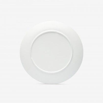 Prato Raso Melamina Branco Mate �25,5cm