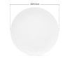Prato Raso Melamina Branco Mate �25,5cm