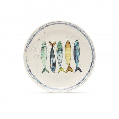 Prato Raso Melamina Sardinha �20cm