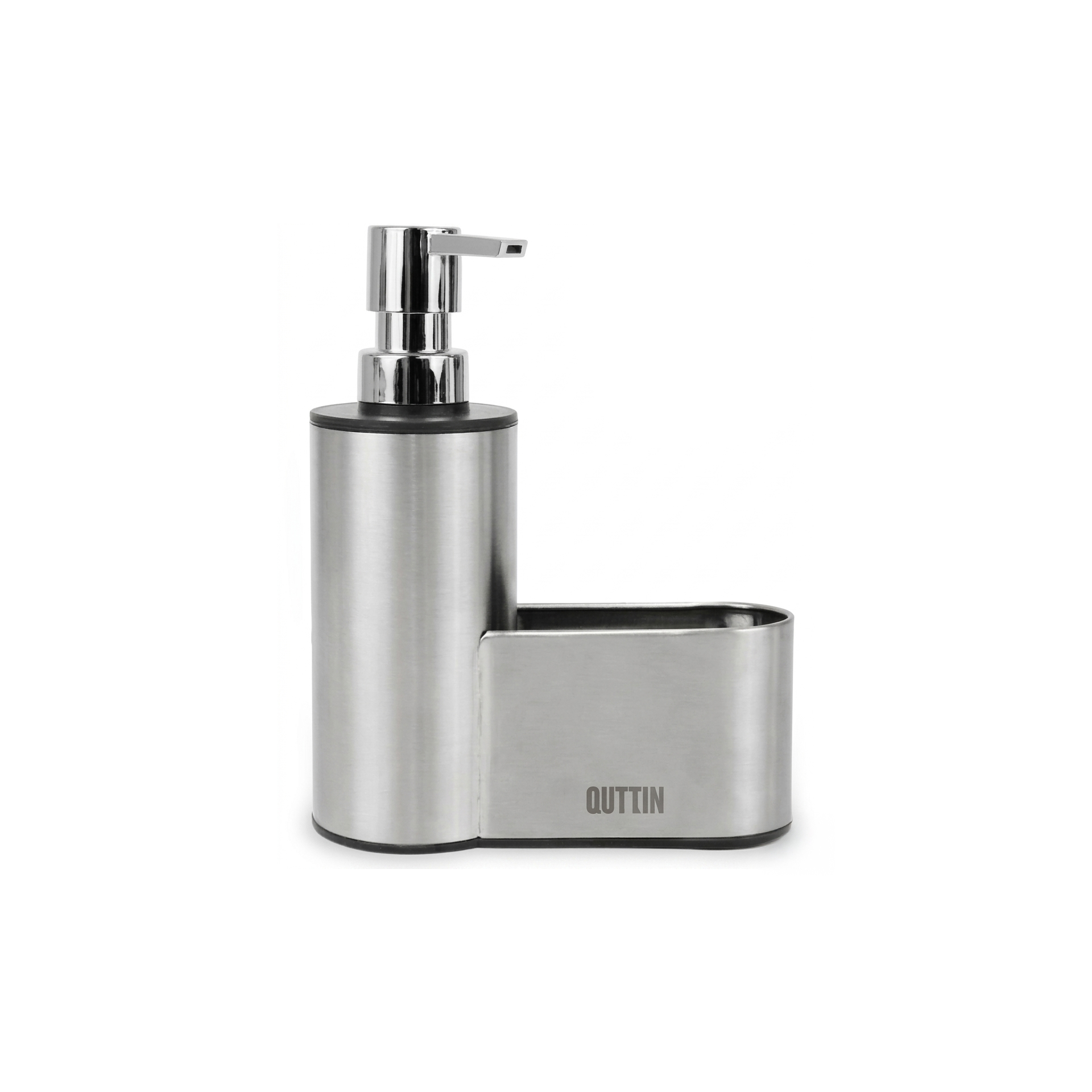 Dispensador Sabão Com Porta Esfregão Inox