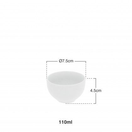 Chávena Coimbra sem asa 110ml 7.5x4.5cm Chávena Coimbra sem asa 110ml 7.5x4.5cm