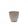 Vaso Plástico Tes Taupe Ø22X20cm Vaso Plástico Tes Taupe Ø22X20cm