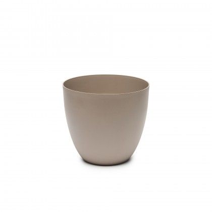 Vaso Pl�stico Tes Taupe �26X23cm