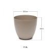 Vaso Plástico Tes Taupe Ø32X29cm Vaso Plástico Tes Taupe Ø32X29cm