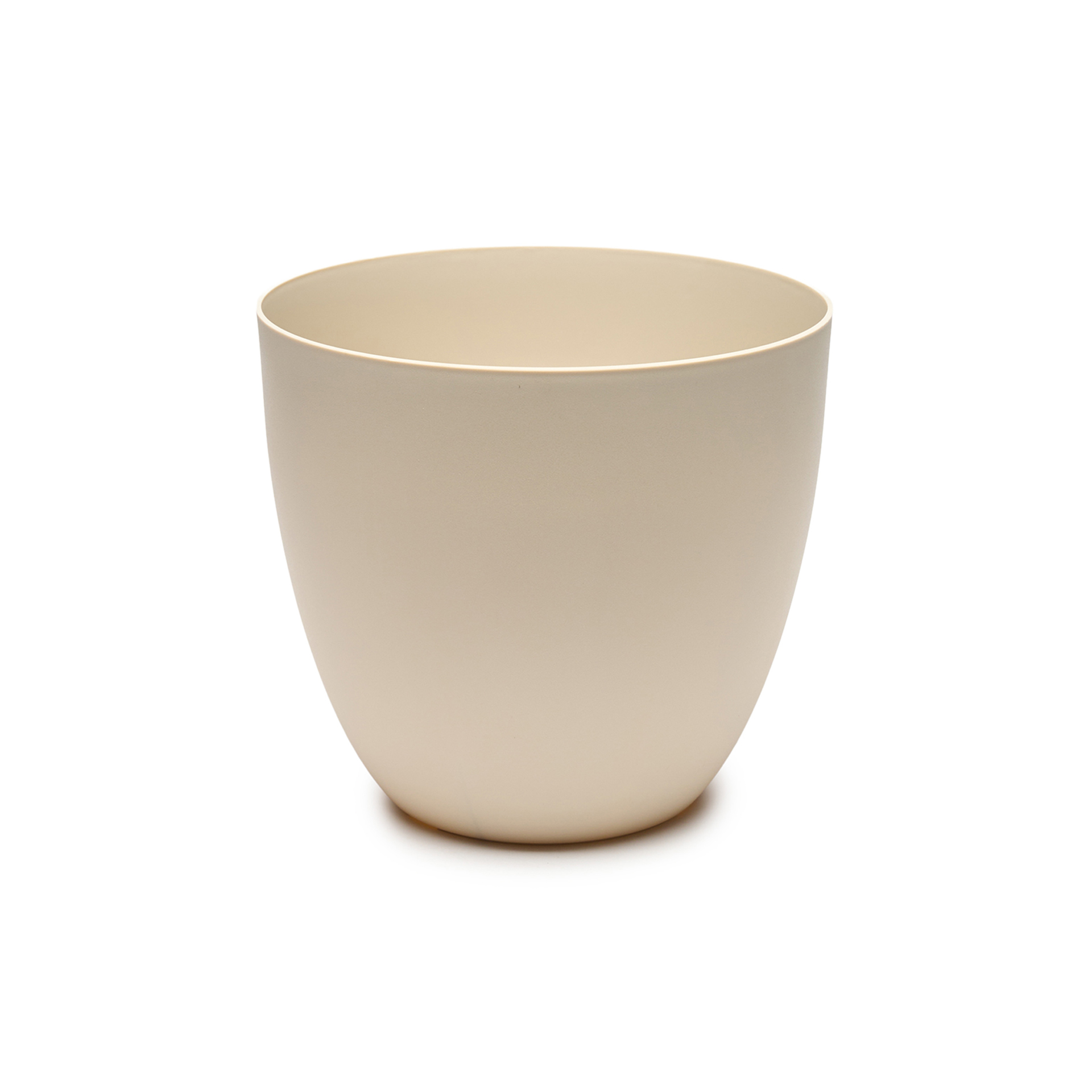 Vaso Plástico Tes Ecru Ø38X33cm