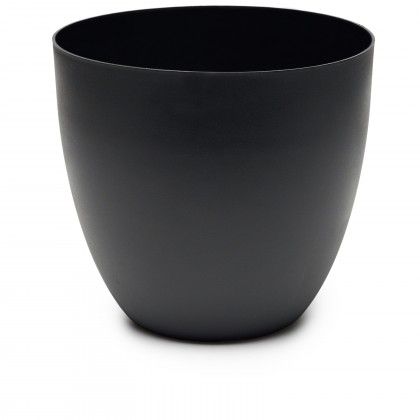 Vaso Plástico Tes Preto Ø80x73cm Vaso Plástico Tes Preto Ø80x73cm