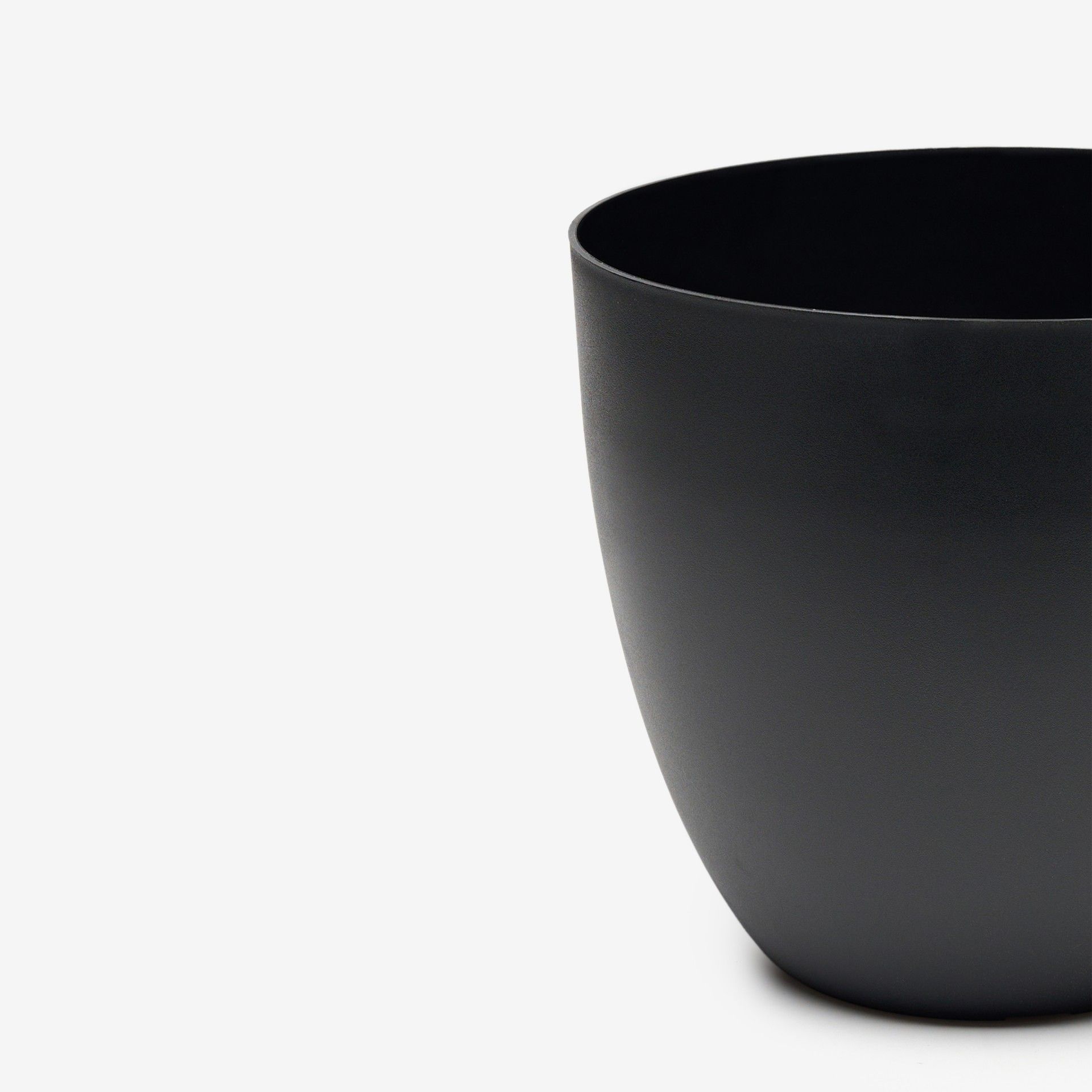 Vaso Plástico Tes Preto Ø60x55cm
