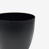 Vaso Plástico Tes Preto Ø22x20cm Vaso Plástico Tes Preto Ø22x20cm
