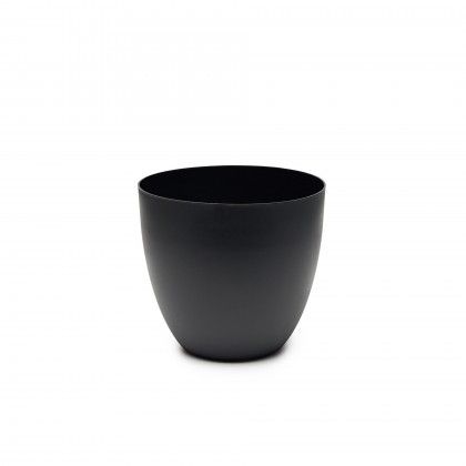 Vaso Pl�stico Tes Preto �26x23cm