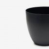 Vaso Plástico Tes Preto Ø18x16cm Vaso Plástico Tes Preto Ø18x16cm