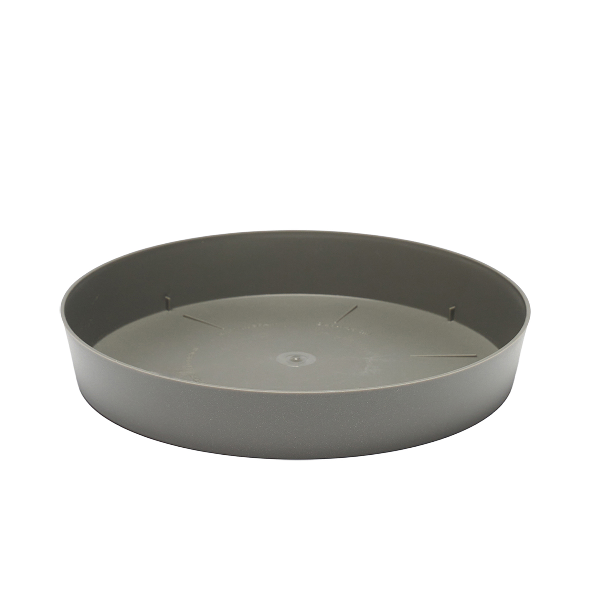 Tes Prato Plástico Redondo Antracite Ø28cm