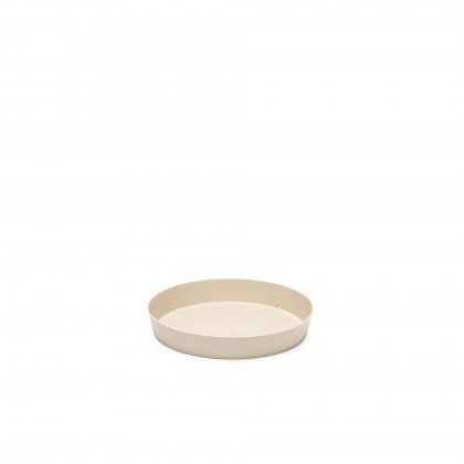 Prato Pl�stico Tes Redondo Cru �14x2cm